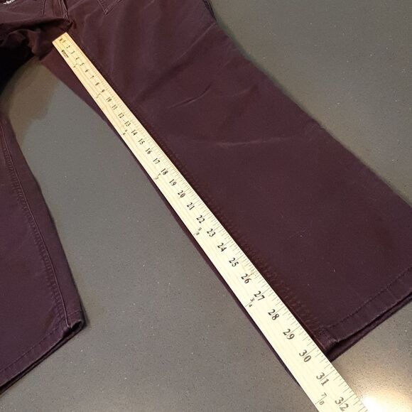 LOFT Modern Straight Pants Navy and Burgundy Bundle Of 2 - Picture 7 of 12